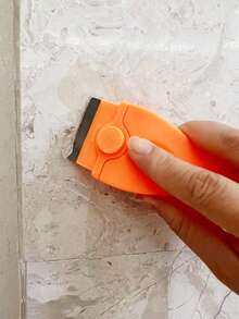 Portable Multi-Function Cleaning Scraper, Adhesive Removal Scraper With Lid, Metal Blade Cleaning Scraper, Flat Scraper, Glue Removal Scraper, Plastic Scraper, Multi-Function Cleaning Tool, Suitable For Kitchen, Bathroom - Multiple Styles - View 6