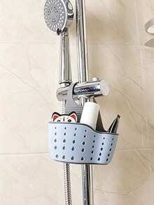 1pc Sink Hanging Strainer Basket With Adjustable Strap, Can Be Used To Hold Sponges, Also As Faucet Hanging Basket Or Kitchen Storage Bag, Kitchen Decor, Kitchen Accessories, Home Decor, Home Accessories, Kitchen Storage Organizer - Upgraded Version - View 8
