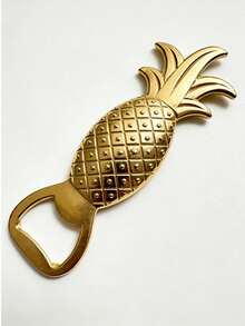 1/2pcs [Gold Pineapple Bottle Opener] Creative Zinc Alloy Gold Pineapple Beverage Bottle Opener | Suitable For Wedding Party Favors, Birthday And Souvenirs - Multicolor - View 13
