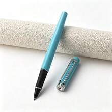 Color Slim 金屬鋼筆 銀色夾 0.38 筆尖 流暢書寫 墨水筆 可替換墨水芯 學校學生 辦公商務 簽名 書法 文具禮品筆 - 5001 - 查看 14