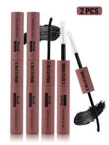 [72-Hour Strong Hold] 1/2/3/4/5/6pcs Hypoallergenic 2-In-1 Eyelash Glue & Sealer | 72-Hour Strong Hold, Latex-Free, Waterproof | Suitable For DIY Cluster False Eyelashes, Home False Eyelash Makeup Tools | Mixed Black Eyelash Extension Glue - Rust Brown - View 12