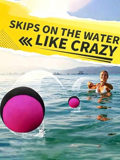 Elastic Water Ball Bouncy Hydraulic Ball Waterproof Beach Toy TPR Material Floatable For Pool Use Unisex Outdoor Water Games Pool Beach Ocean Play Essential Beach Accessory Summer Beach Party Fun Outdoor Sports Gift Pool Toy