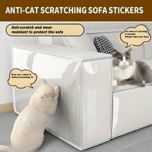 Cat Scratch Protector Film, Anti-Scratch Self-Adhesive Transparent Protective Film, Furniture Sofa Wall Door Protection Film, Anti-Scratch Protective Tape - 20*300cm - View 4