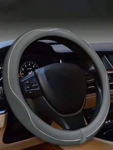1個附內環汽車方向盤套，高品質皮革製，提供舒適握感，時尚汽車內飾配件，適用多款車型，適合日常駕駛、隔熱防曬與四季使用 - 彩色 - 查看 13