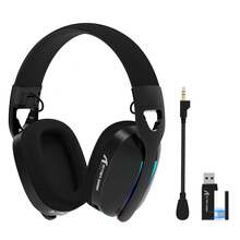 ATTACK SHARK L90 Ultra-Light Wireless Gaming Headset, RGB Lighting, Foldable, Tri-Mode 2.4GHz/Bluetooth/Wired, With Microphone, 40mm Driver, 7.1 Surround Sound, Compatible With PC, Software Customizable - View 11