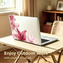 1pc Translucent Frosted Hard Shell Bare Machine Touch Ultra-Thin Anti-Stain All-Around Anti-Collision Laptop Protective Case, Compatible With 13 Neo/13.3 Air/13.3 Pro/13.6 Air/14.2 Pro/15 Air/16.2 Pro - View 7