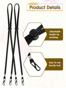 1pc Detachable Windproof Hat Chin Strap Clip, Anti-Loss Hat Fixing Clip, Portable Outdoor Hat Accessory, Suitable For Golf, Fishing, Boating, Cycling, Beach Travel,Bedroom Room Decor,Back To School - View 4