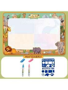 1 Set Magic Watercolour Canvas - Watercolour Doodle Mat - Watercolour Play Mat - Magic Watercolour Canvas - Boys' And Girls' Watercolour Doodle Mat Art Supplies - Top Back-To-School Season . - Multicolor - View 5