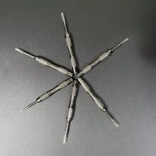 Easytoday 新款 6 件組 18g/0.63oz 精緻雕花鐵製飛鏢針尖 創意娛樂飛鏢配件 - 灰色 - 查看 5