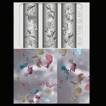 3D Ocean Theme Nail Art Mold | Mermaid Tail, Shell, Seahorse, Jellyfish, Seaweed Design, Create Stunning Embossed Nail Art, Suitable For Professional Nail Salon Use | Beach Vacation, Summer Party - Clear - View 8