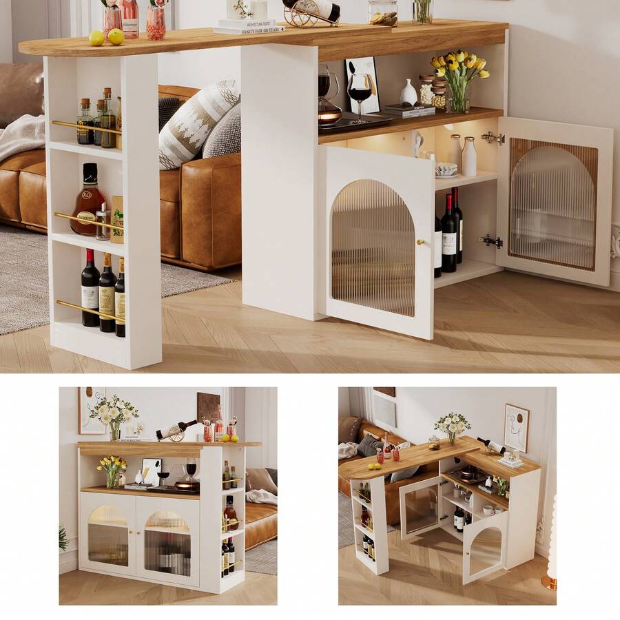 Modern,Extendable,Kitchen - White - View 1