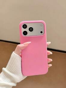 4pcs Large Hole Matte Solid Color Lens Protection Phone Case Set, Personalized Protective Shell Compatible With IPhone 16 Pro Max/17/16/15/14 Plus/13/12/11/Air - Multicolor - View 6