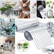 1458pcs Disco Ball Tiles, 4 X 4mm Self-Adhesive Mirror Mosaic Tiles, For Making Disco Mirror Tiles, Disco Ball, Art Collage, Vase, Cup, Photo Frame, Indoor And Outdoor Decoration - 1458 Pieces Of Mosaic Mirror Glass - View 3
