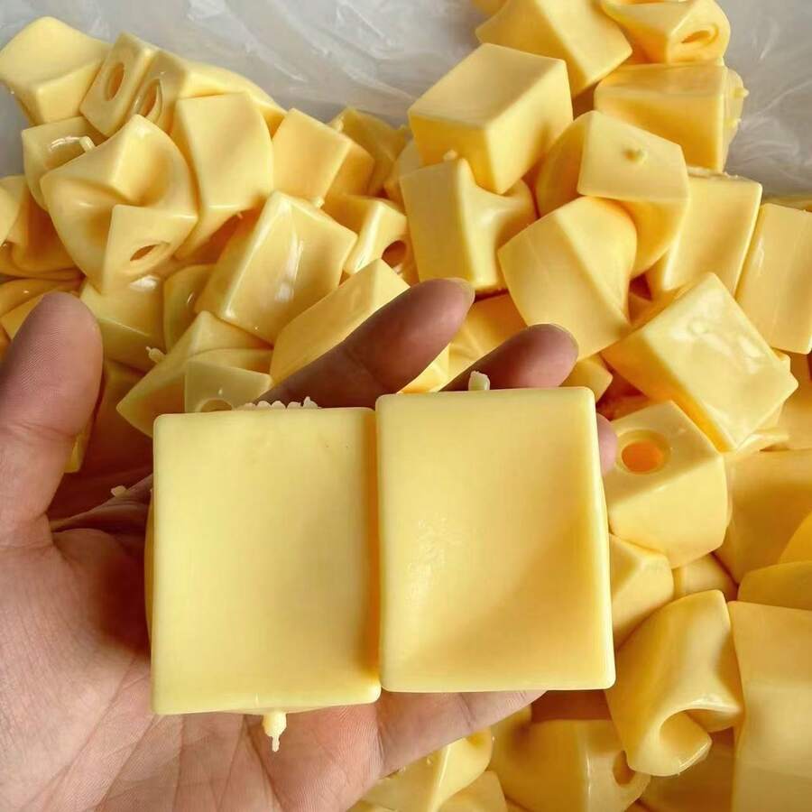 New TPR Ball Skin Ultra-Thin Cheese Tofu Ball Shell Super Soft Handmade Squeeze Toy
