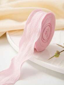 Ruffle Edge Ribbon Organza Ribbon DIY Bow End Weaving Material Cake Packaging Ribbon - Multicolor - View 5