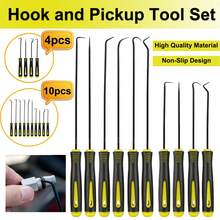 4/10pcs Precision Hook Kit, Automotive Oil Seal/O-Ring Gasket, Mini Precision Hook - Durable Tool, Suitable For Automotive Professional Puller Disassembly Machinery Tool (Yellow) - A - View 3