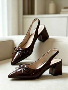 Women Pumps - 咖啡棕 - 查看 5