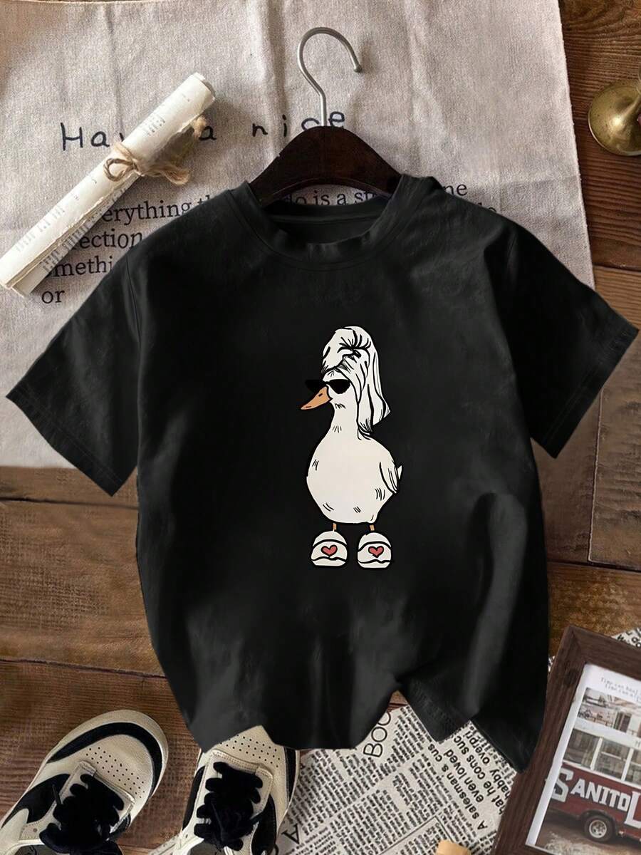 Plus Size T-Shirts - Black - View 1