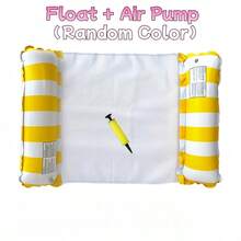 Silla y tumbona flotante inflable con respaldo, silla de piscina plegable de doble uso para el verano, adecuada para spa, piscina, playa, fiesta en la playa, vacaciones, fiesta de piscina multiusos, entretenimiento acuático al aire libre en verano, silla flotante de agua - Inflable - Ver 14