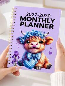 1本 2026-2030 女性月計畫筆記本，A5 60個月月週日計畫日曆手帳 2027，適用教師、學生與居家使用，返校用品、辦公桌配件、居家必需品 - A5 - 查看 4