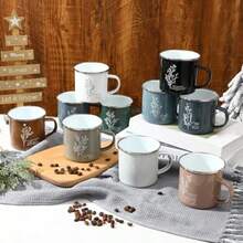 Father's Day Christian Mugs Bulk, 10 Pcs Inspirational Bible Verse Coffee Cups Floral Religious Gifts For Men Women Church Sunday School Teacher Pastor Appreciation - 基督教 - 查看 5