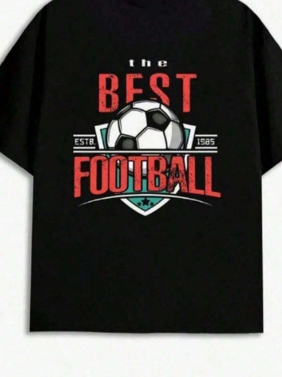 Camiseta negra de hombre para la Copa de Fútbol 2026 con diseño oficial de trofeo y monumentos para aficionados y seguidores del fútbol, camis - Negro - Ver 1