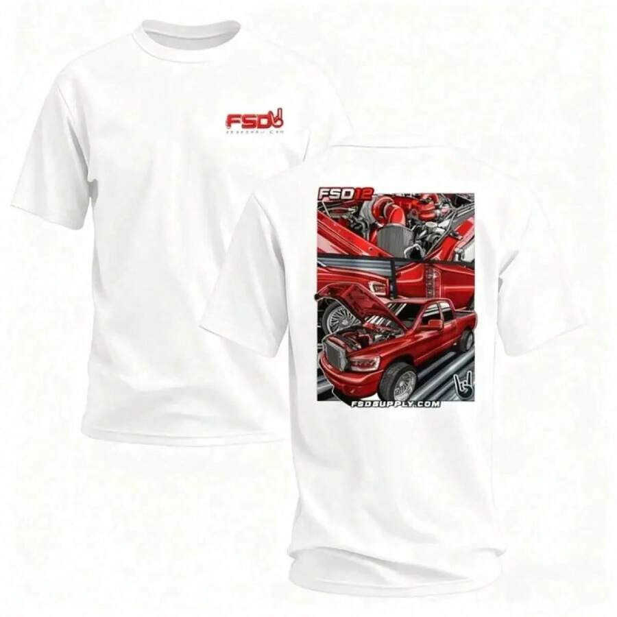 Men T-Shirts - 黑色 - 查看 1