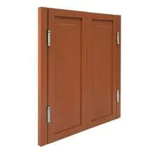 Wall Mount Partition Single Door, Fence Door For Stairs, Passageway Dividing Door ,For Cafés, Bars,Clubs, Living Rooms, Balconies, Terraces - Brown - View 9