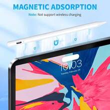 Aktiver kapazitiver Eingabestift für iPad 2018-2025, universeller Tablet-Touchpen mit Handflächenerkennung, USB-C Schnellladung, Pixel-genaue Neigungsempfindlichkeit, kompatibel mit iPad 11/10/9/6/A16, Mini 7/6/5, Air M3/M2 13.4/12.9/11, Premium-Gefühl, professionelles Zeichenwerkzeug - Verschiedenfarbig - Übersicht 3