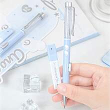 Rosyposy Kawaii 0.5mm 自動鉛筆套組，可愛天使風亮片水晶自動鉛筆，防斷芯順滑書寫，開學季學校文具用品 - 套裝 - 查看 3