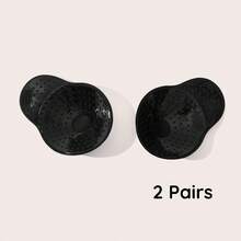 Lignisse Silicone Adhesive Bra Pads, Reusable Sticky Bra Inserts, Push Up Breast Lift Nipple Covers, Invisible No Show Pads For Backless Dress, Bikini, Wedding & Party - Multicolor - View 10