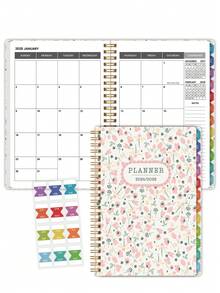 Trees 2026–2028 24 Monthly Planner, 1 Of 2 Year Weekly & Monthly Calendar Planner,Includes Monthly Overviews With Notes,Perfect Planner For Productivity, Appointments & Goal Setting, Back To School Supplies Office Desk Accessories - Pink - View 13