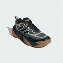 Adidas Unisex Running Sports Shoes, Spring/Summer Mesh Upper Thick Sole Casual Sneakers For Couples JQ7576 - Ivy Green / Black / Warm Sand - View 7