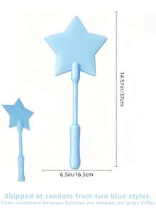 1個星星魔杖造型非接觸式支付卡套，ABS材質，非3D列印產品，星星形狀塑膠卡套，感應支付魔杖，星星魔杖，魔法星星形狀非接觸式支付卡套 - 純色 - 查看 13