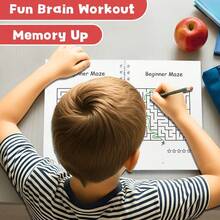 Maze Activity Workbook, Exercise Logic And Strategy Skills, Explore Pathfinding Puzzles, Cultivate Meticulous Thinking And Perseverance, Ideal Choice For Work Breaks, Learning And Travel Leisure Time Back To School - 迷宮練習冊 - 查看 6