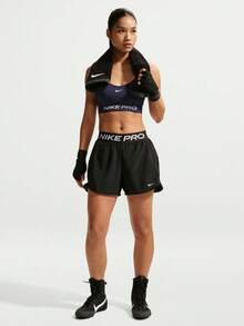 Nike Women's AS W NP 2IN1 SHORT Sports Woven Shorts IR1919-010 - Black - View 6