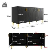 Black,Sideboard,(152 - Black - View 2