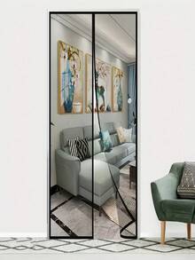 Magnetic Door Curtain, Auto-Closing, Bottom Weight Auto-Straightening, Summer Fly And Mosquito Protection, Air Circulation, Suitable For Kitchen, Living Room And Entrance Door - A - View 10