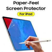 ZYONS 2pcs Paper-Like Screen Protector, Soft Matte Film With Paper-Like Texture, Anti-Glare Eye Protection , Supports Apple Pencil Writing And Drawing, Compatible With IPad 11/Air/Pro/Mini 2016-2025 All Models, Recommended Holiday Birthday Gift, Compatible With IPad (2025 Model)/Apple 11th Gen/ (11th Gen)/ With Face ID And Apple Pencil Support, Full Coverage, Compatible With Ipad Air 11-Inch (M5/M4/M3/M2) 2026/2025/2024 11" 13", Tablet Screen Protector, Tablet Accessories, Use With Scraper Card - 2pcs - View 2