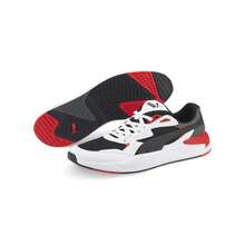 Puma Spring/Summer Unisex Fashion Colorblock Low-Top Retro Casual Sneakers 38463804 - Black - White - Bright Red - Black Gray - View 7