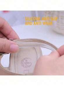 4/20pcs Transparent Silicone Anti-Slip Strips, For Heel Pads And Insoles, Prevent Blisters, Suitable For Women's High Heels And Women's Shoes, Accessory Gift Creative - Multicolor - View 4