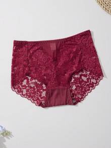 3件組大尺碼蕾絲性感女用內褲 - 彩色 - 查看 5