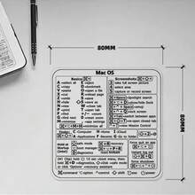 Self-Adhesive Waterproof Transparent Keyboard Shortcut Reference Stickers | Removable Labels For Desktop PC, Windows & - View 3