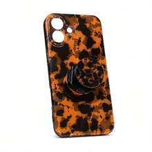 European & American Deep Amber + Round Lens Phone Case Compatible With Apple 17 Pro Max, 16 Pro Max, 15 Pro, 14, 13, Cute Girl Style, Fashionable, Protective Cover For Girls And Boys, Spring/Summer Phone Case, Birthday Gift, Holiday Gift - Brown - View 8