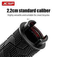 JCSP مقابض دراجة هوائية مانعة للانزلاق، مادة مطاطية فاخرة، نمط نسيج ثلاثي الأبعاد، قبضة مريحة، مانعة للانزلاق وامتصاص الصدمات، مناسبة للدراجة الجبلية/الدراجة القابلة للطي/الدراجة ذات التروس الثابتة والسكوتر، مقابض دراجة هوائية - متعدد الألوان - مشاهدة 7