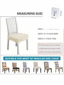 Non-Slip Chair Cover, Office Chair Cover, Soft Plaid Pattern, Elastic Chair Cover, Suitable For Office And Home Chairs, Beautiful High Elasticity Soft, Replaceable Old Surface, Protect Chairs, Dormitory Essentials, Room Decor, Home Decor - Multicolor - View 9