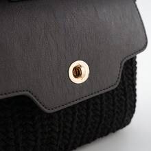 1pc PU Leather DIY Handbag Flap, One-Piece Non-Detachable Handle, With Metal Twist Lock, Pre-Punched Edge Design, Handmade Crochet Bag Making Accessory, 6 Colors Available Replacement Material - Multicolor - View 9