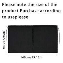 2pcs Car Sunshade Curtains, Anti-UV Heat Insulation, Front And Rear Row Divider Curtains, Blackout RV Window Curtains - A - View 9