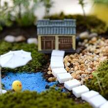 12pcs Miniature Slate Staircase Model, Creative Resin Fairy Garden Landscape Decor - A - View 3