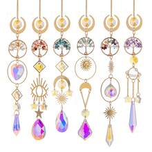 1/6pcs Crystal Rainbow Maker Sun Catcher | Perfect Home Decor, Fall Decoration, Wedding Or Thanksgiving Gift For Girls - Small Tree Of Life - View 15